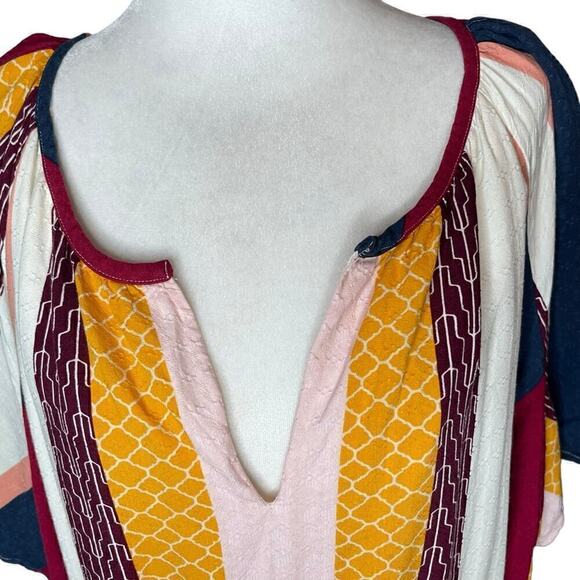 Lane Bryant Ruffle-Sleeve Fit & Flare Dress - Stripe size 24 knee length - Picture 8 of 14